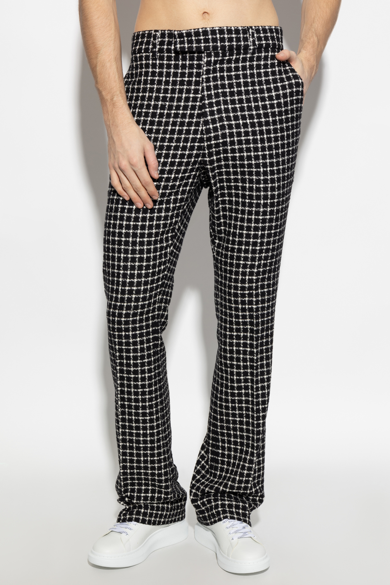 Amiri Plaid pattern pants | Men's Clothing | Vitkac